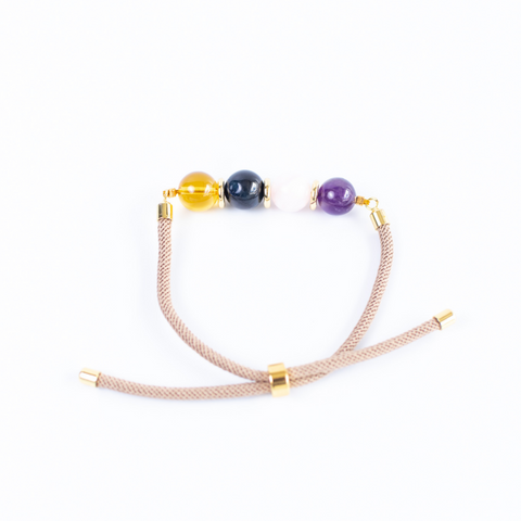 Jingxian Woven Gemstone Bracelet