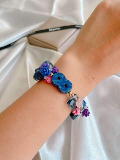 The Lan Xinlu Lapis Lazuli Charm Gemstone Bracelet