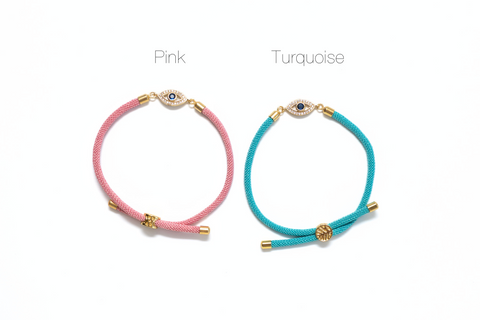 Xiao Woven Evil Eye Adjustable Bracelet