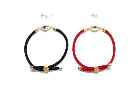 Xiao Woven Evil Eye Adjustable Bracelet