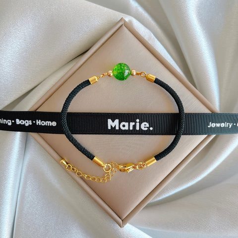 Woven Strapped Birthstone Bracelet