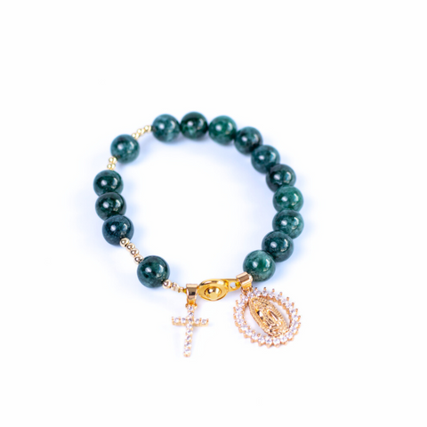 Burma Jade Rosary Gemstone Bracelet