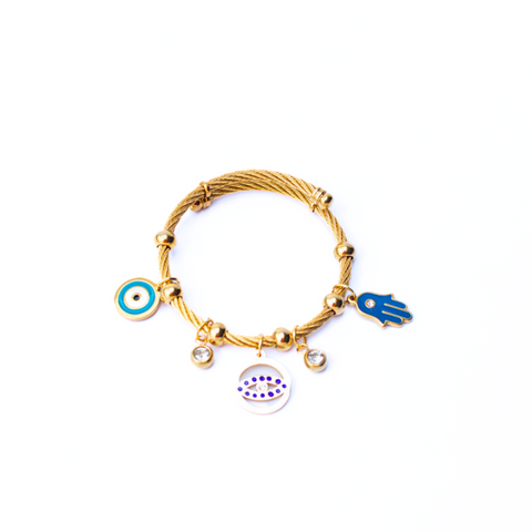 Golden El ve Göz Bangle