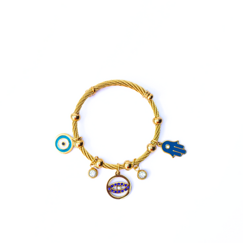 Golden El ve Göz Bangle