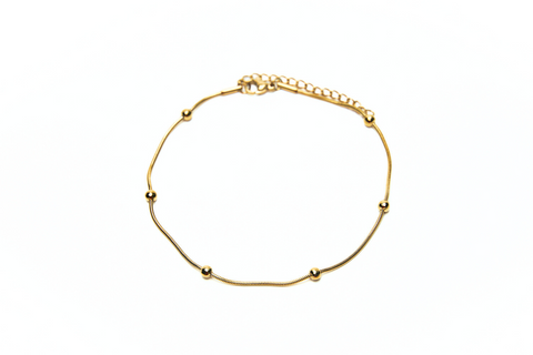 Golden Pearl Anklet