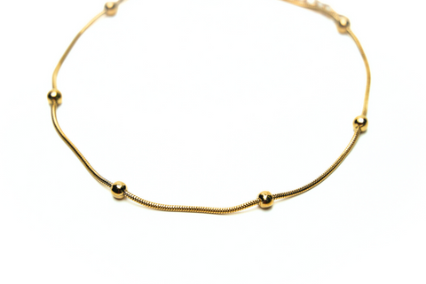 Golden Pearl Anklet