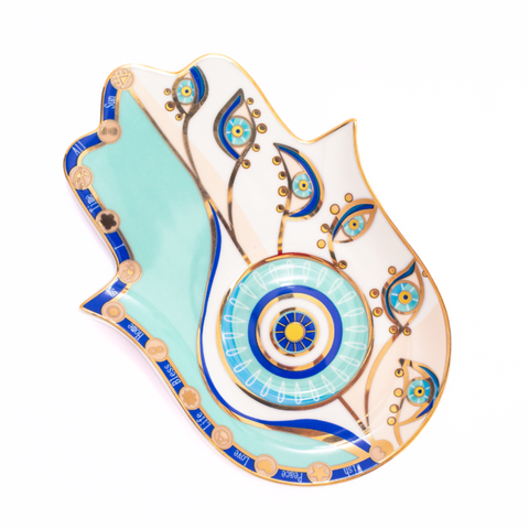 Hand of Hamsa Jewelry Plate