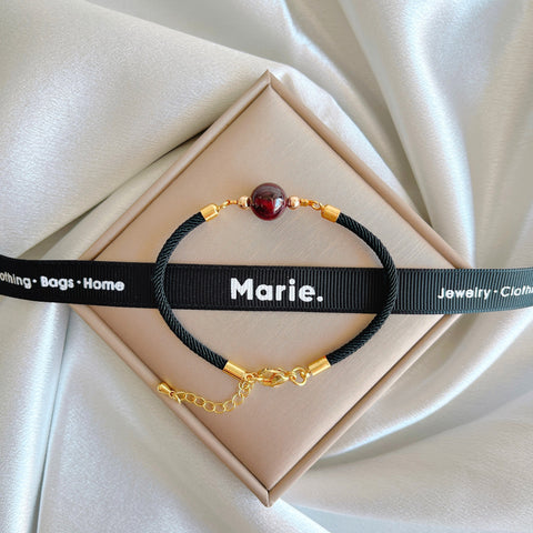 Woven Birthstone Bracelet