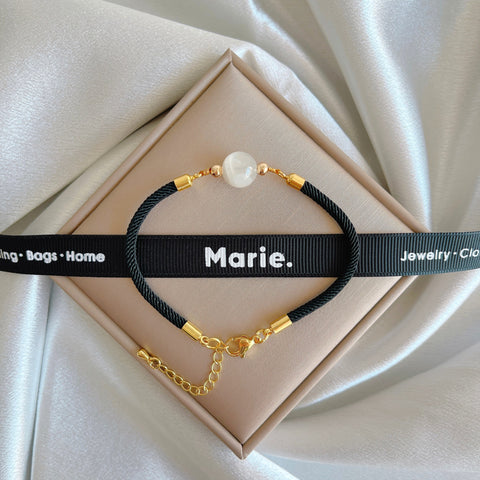 Woven Strapped Birthstone Bracelet