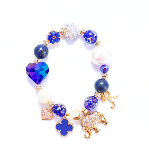 Lan Hua II Lapis Lazuli Gemstone Bracelet