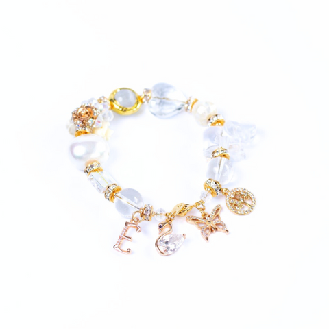 Qingchu Clear Quartz Gemstone Bracelet