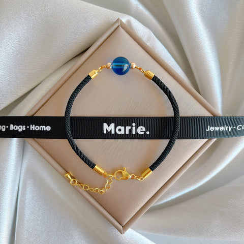 Woven Strapped Birthstone Bracelet