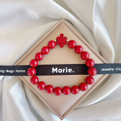 Shenmi Cinnabar Gemstone Bracelet