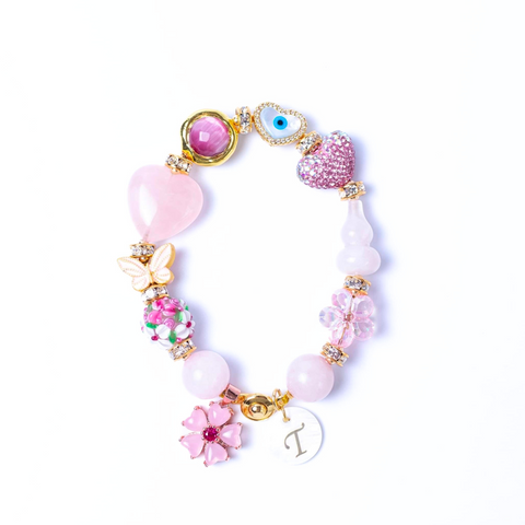 The Xinyan Rose Quartz Gemstone Bracelet