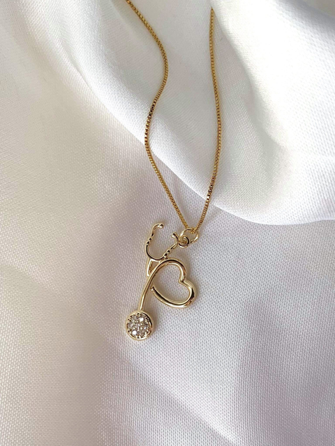 Heart Stethoscope Necklace