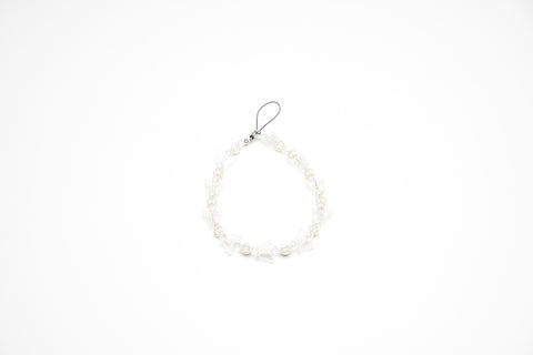 Crystalized Pearled Butterfly Phone Charm