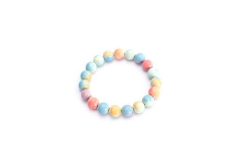 Rainbow Alashan Agate Gemstone Bracelet