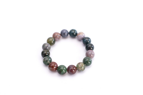 Moss Agate Gemstone Bracelet