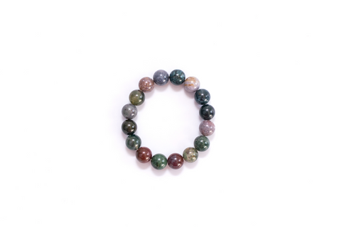 Moss Agate Gemstone Bracelet