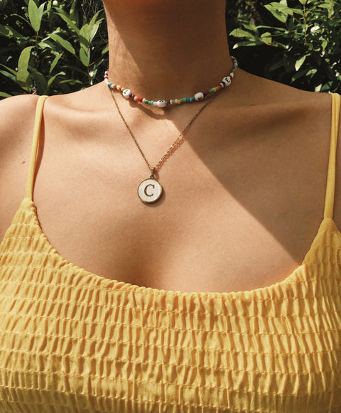 Personalized Hand-made Beaded Necklace