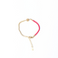 Red Stringed Golden-Woven Fu Bracelet