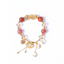 Da Long Floating Red Jade & Sunstone Pixiu Charm Gemstone Bracelet