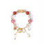 Da Long Floating Red Jade & Sunstone Pixiu Charm Gemstone Bracelet