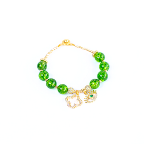 The Cao Peridot Minimalist Gemstone Bracelet