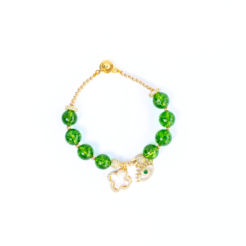 The Cao Peridot Minimalist Gemstone Bracelet