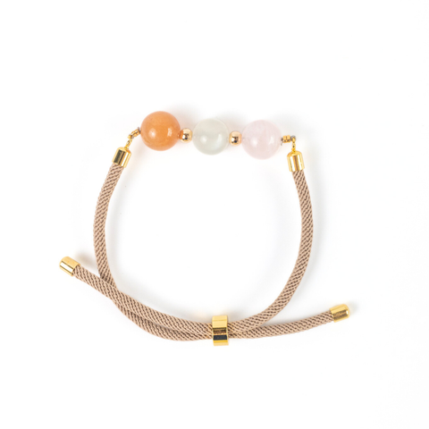 Shengyu Woven Minimalist Gemstone Bracelet