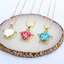 Golden Turtle Capiz Necklace