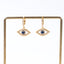The Ankara Evil Eye Golden Earring