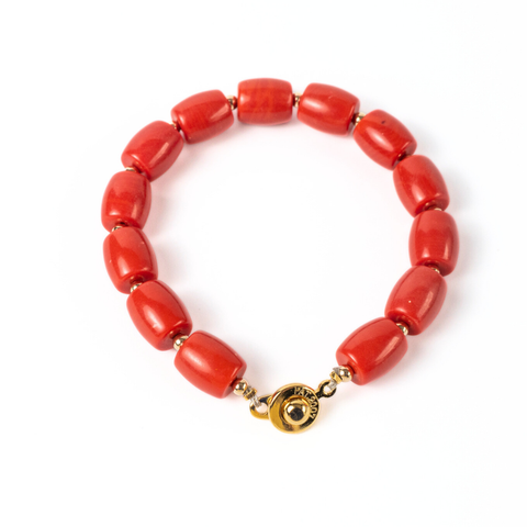 Da Red Shanshu Gemstone Bracelet