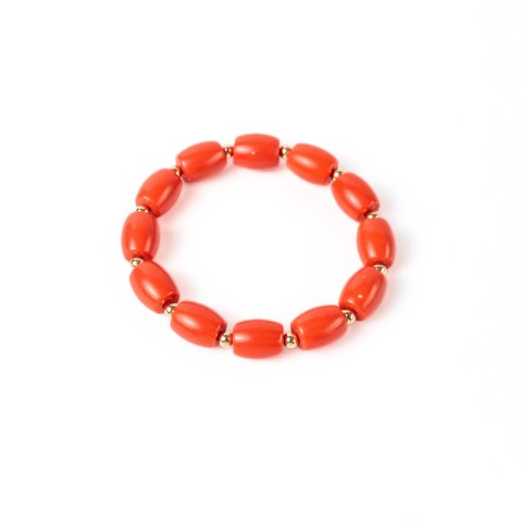 Kid's Da Red Shanshu Gemstone Bracelet