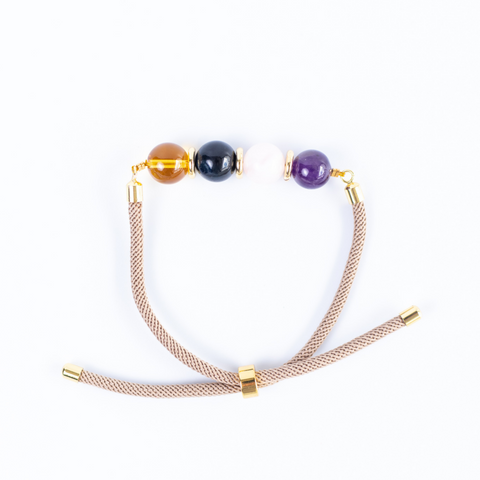 Jingxian Woven Gemstone Bracelet