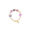 February (Amethyst) Charm Birthstone Bracelet