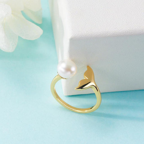 Mermaid tail pearl ring clearance