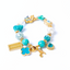 Lu Songshi Turquoise Charm Gemstone Bracelet