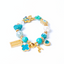 Lu Songshi Turquoise Charm Gemstone Bracelet