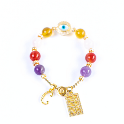 The Tongqing Charm Gemstone Bracelet