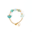 March (Aquamarine) Charm Birthstone Bracelet