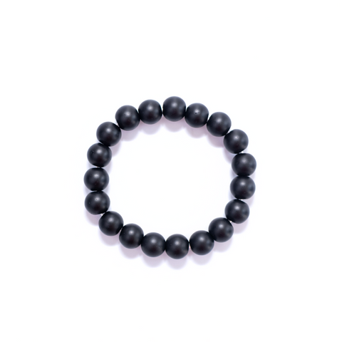 Matte Black Onyx Gemstone Bracelet