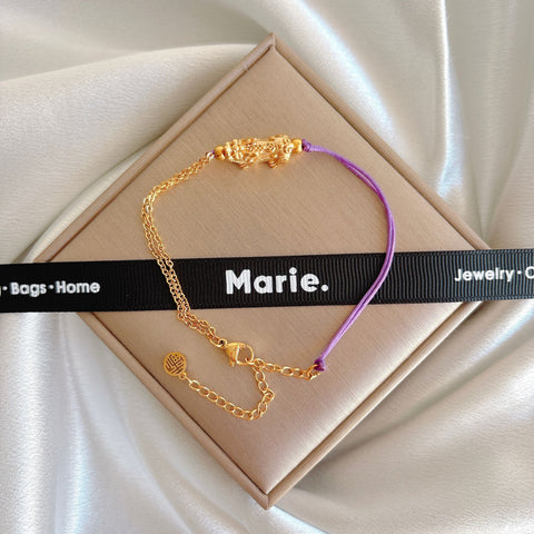 Woven Chained Minimalist Pixiu Bracelet