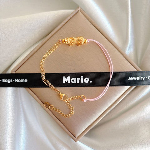 Woven Chained Minimalist Pixiu Bracelet