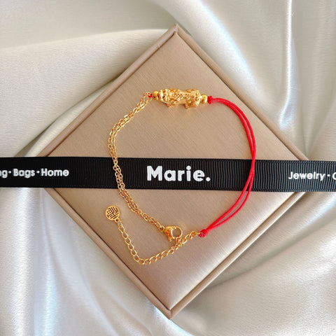 Woven Chained Minimalist Pixiu Bracelet