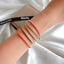 Golden Threaded Minimalist Bracelet