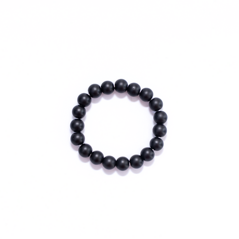 Matte Black Onyx Gemstone Bracelet