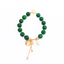 Shumu Emerald Charm Gemstone Bracelet