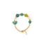 May (Emerald) Charm Birthstone Bracelet