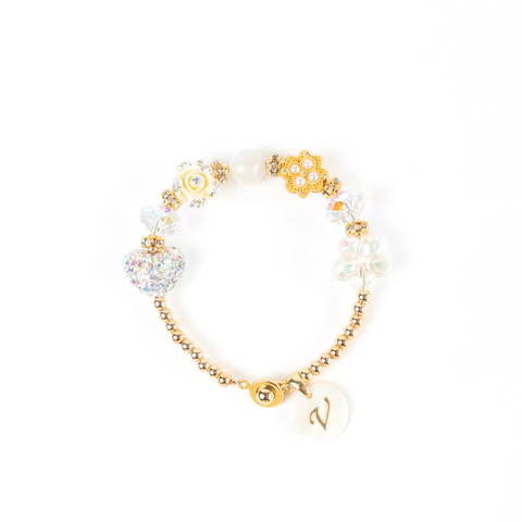 June (Moonstone) Charm Birthstone Bracelet